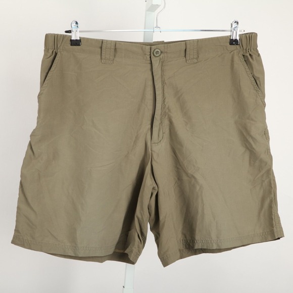 Patagonia Other - Patagonia Shorts Men Extra Large Green Nylon Flat Front 7" Inseam